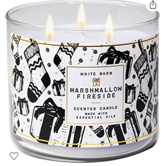 Marshmallow Fireside Candle - Picture 2 of 5